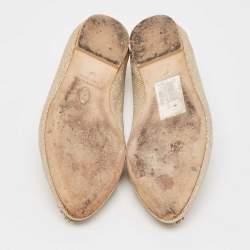SJP Sarah Jessica Parker Gold Glitter Ballet Flats Size 37