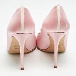 SJP Sarah Jessica Parker Pink Satin The LJ Recital Pumps Size 39