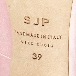 SJP Sarah Jessica Parker Pink Satin The LJ Recital Pumps Size 39