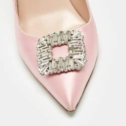 SJP Sarah Jessica Parker Pink Satin The LJ Recital Pumps Size 39