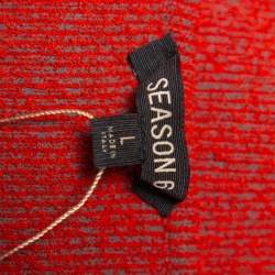 Season 6 Yeezy Red Knit Akira Tank Mini Dress L