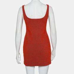 Season 6 Yeezy Red Knit Akira Tank Mini Dress L