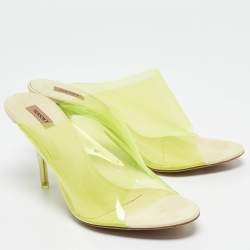 Yeezy Green PVC Slide Season 7 Sandals Size 39