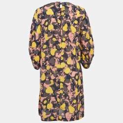مملوكة مسبقًا See by Chloe Multicolor Fruit Print Silk Mini Dress S