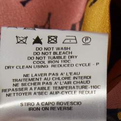 مملوكة مسبقًا See by Chloe Multicolor Fruit Print Silk Mini Dress S