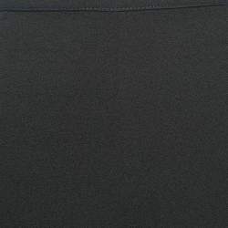 See by Chloe Black Crepe Ruffled Shorts L