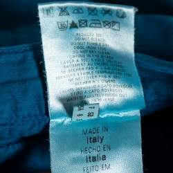 Pre Owned See by Chloe Bright Blue Cotton Pants S