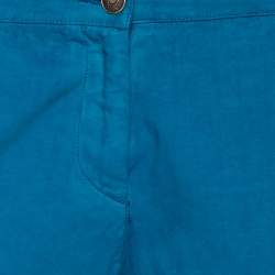 Pre Owned See by Chloe Bright Blue Cotton Pants S