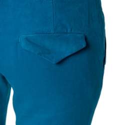 Pre Owned See by Chloe Bright Blue Cotton Pants S