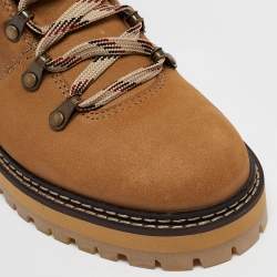 See by Chloe Brown Nubuck Leather Eileen Hiking Boots Size 40