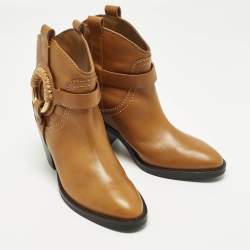 مملوكة مسبقًا حذاء بوت رعاة البقر جلد بني سي باي كلوي مقاس 39