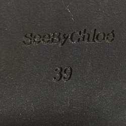 مملوكة مسبقًا حذاء بوت رعاة البقر جلد بني سي باي كلوي مقاس 39