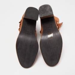 مملوكة مسبقًا See by Chloe Suede Lyna Buckle Boots Size 40