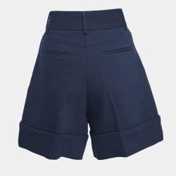 See by Chloe Navy Blue Gabardine Shorts M