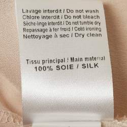 Pre Owned See by Chloe Blush Pink Silk Cowl Neck Blouse S