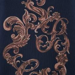 See by Chloe Blue Printed Cotton Knit Stormy Night Sweatshirt L