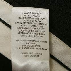 Pre Owned See by Chloe Black Crepe Trousers L