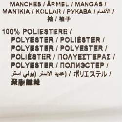 Pre Owned See by Chloe Blue Jersey Tulle Trim Top S