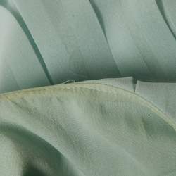 Pre Owned See by Chloe Light Blue Georgette Pleated Sleeveless Short Dress M