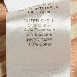 مملوكة مسبقًا See by Chloe Beige Cotton Blend Puffed Sleeve Jacket M 