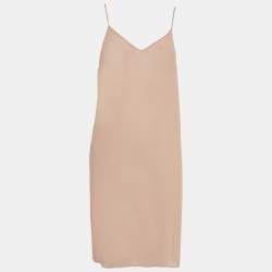 Pre Owned See by Chloe Pink Floral Print Crepe Midi Dress L