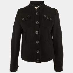 Pre Owned See by Chloe Black Wool Blend Jacket M