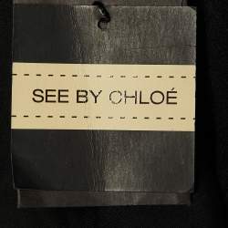 Pre Owned See by Chloe Black Wool Blend Jacket M
