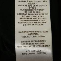 Pre Owned See by Chloe Black Tulle Sleeve Jersey Top M