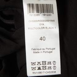 مملوكة مسبقًا See by Chloe Multicolour Floral Print Chiffon Tiered Mini Dress M