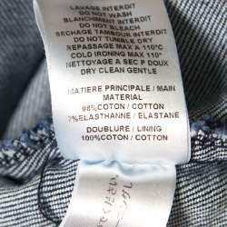 مملوكة مسبقًا فستان ميني سي باي كلوي دينم أزرق داكن دانتيل مزين M