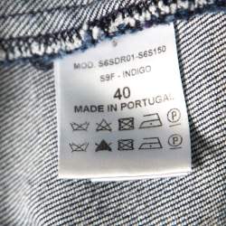 مملوكة مسبقًا فستان ميني سي باي كلوي دينم أزرق داكن دانتيل مزين M