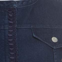 مملوكة مسبقًا فستان ميني سي باي كلوي دينم أزرق داكن دانتيل مزين M