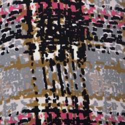 See by Chloe Grey Wool Abstract Print Detail Sweater S