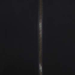 Pre Owned See by Chloe Grey Crepe Sheer Sleeve Zip Front Jacket S