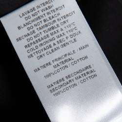 Pre Owned See by Chloe Black Cotton Cut Out Detail Jersey T-Shirt M