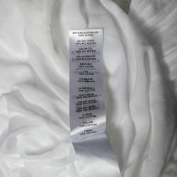 Pre Owned See by Chloe White Cotton Lace Detail Loose Fit Midi Dress M 