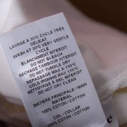 Pre Owned See by Chloe White Logo Printed Cotton Short Sleeve T-Shirt XS