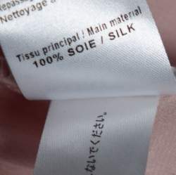 Pre Owned See by Chloe Blush Pink Silk Long Sleeve Blouse S 