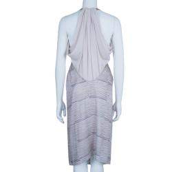 مملوكة مسبقًا فستان سي باي كلوي مطبوع بكشكشة ستان S