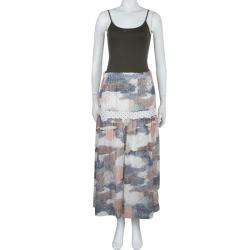 See by Chloe Multicolor Printed Partially Lined Maxi Skirt M