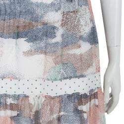 See by Chloe Multicolor Printed Partially Lined Maxi Skirt M
