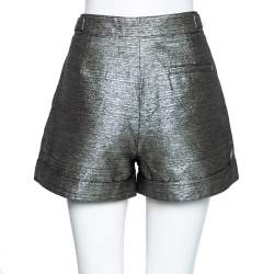 See By Chloe Metallic Cotton Shorts S