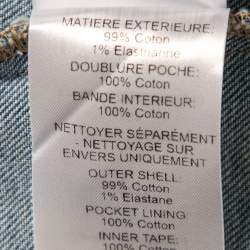 Pre Owned فستان بلا أكمام سي باي كلوي دنيم أزرق بأزرار أمامية بحزام مقاس كبير ( لارج )