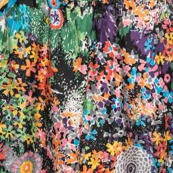 See by Chloe Multicolor Printed Silk Sleeveless Dress M