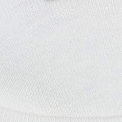 Pre Owned See by Chloe White Cotton Lace Insert Detail Midi Dress M