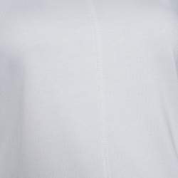 Pre Owned See by Chloe White Cotton Ruffled Dress XL