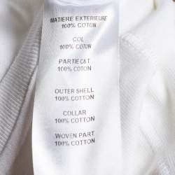 Pre Owned See by Chloe White Cotton Ruffled Dress XL