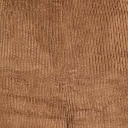 Pre Owned See by Chloe Brown Corduroy Cotton Cropped Wide Pants L