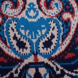 Pre Owned See by Chloe Multicolor Paisley Jacquard Wool Knit Sweater L