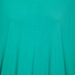 Pre Owned See by Chloe Green Jersey Oversized Draped Top S